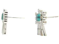 Emerald & Diamond Earrings -Antique Jewellery Company IMG 2331