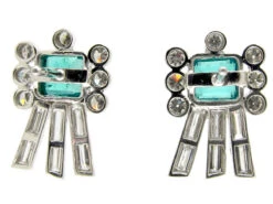 Emerald & Diamond Earrings -Antique Jewellery Company IMG 2332