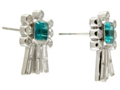 Emerald & Diamond Earrings -Antique Jewellery Company IMG 2333
