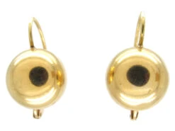 Gold Ball Earrings