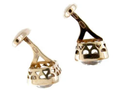 Russian Silver Rock Crystal Cufflinks -Antique Jewellery Company IMG 2590