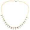 Pearl Necklace With Moonstone Drops 2 Pearl Necklace With Moonstone Drops -Antique Jewellery Company IMG 2920