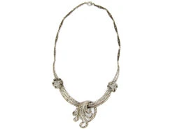 Silver & Marcasite Festoon Necklace -Antique Jewellery Company IMG 2929