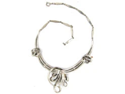 Silver & Marcasite Festoon Necklace -Antique Jewellery Company IMG 2930