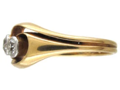 Art Nouveau Two Stone Diamond Twist Ring -Antique Jewellery Company IMG 3478