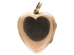 Garnet & Pearl Flower Heart Locket 11 Garnet & Pearl Flower Heart Locket -Antique Jewellery Company IMG 3499