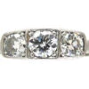 Art Deco Three Stone Diamond Ring 1 Art Deco Three Stone Diamond Ring -Antique Jewellery Company IMG 3948