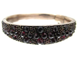 Victorian Bohemian Garnet Bangle -Antique Jewellery Company IMG 4004
