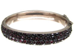 Victorian Bohemian Garnet Bangle -Antique Jewellery Company IMG 4006