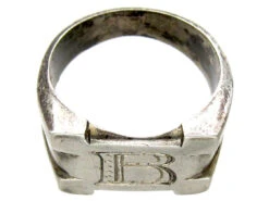 Silver B Ring -Antique Jewellery Company IMG 4528