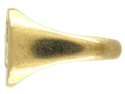 18ct Gold Double Crested Signet Ring -Antique Jewellery Company IMG 4744