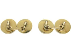 15ct Gold & Rock Crystal Cufflinks Of A Jack Russell, Racing & A Horse Head 9 15ct Gold & Rock Crystal Cufflinks Of A Jack Russell, Racing & A Horse Head -Antique Jewellery Company IMG 4765