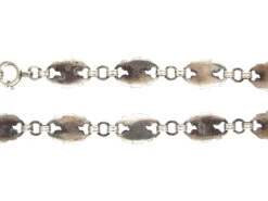 Silver Ornate Links Art Deco Necklace -Antique Jewellery Company IMG 4928