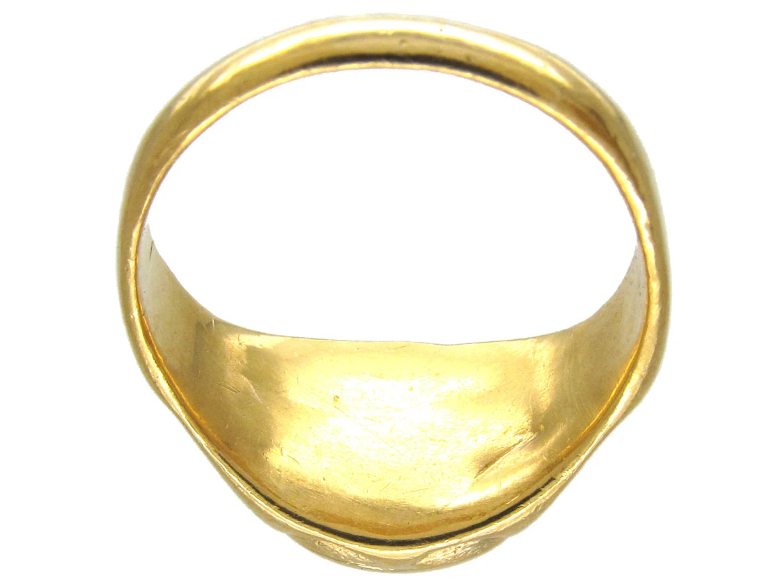 Victorian Indian Aristocrat Bloodstone Signet Ring 7 Victorian Indian Aristocrat Bloodstone Signet Ring - Image 5