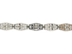 Art Deco Diamond & Platinum Bracelet By Mcteigue & Co 11 Art Deco Diamond & Platinum Bracelet By Mcteigue & Co -Antique Jewellery Company IMG 5504