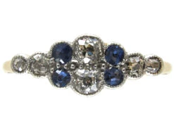Edwardian Diamond & Sapphire Ring