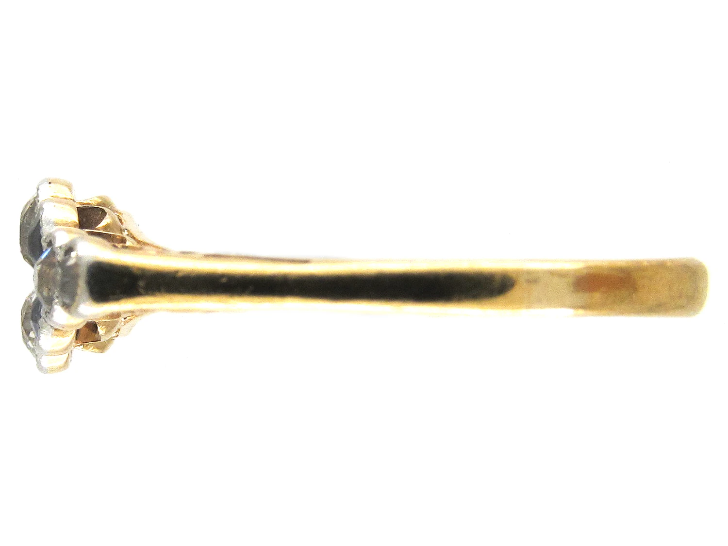 Edwardian Diamond & Sapphire Ring 6 Edwardian Diamond & Sapphire Ring - Image 4