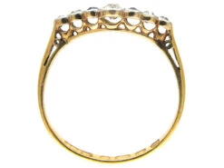 Edwardian Diamond & Sapphire Ring 21 Edwardian Diamond & Sapphire Ring -Antique Jewellery Company IMG 6055