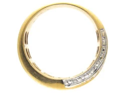 18ct Gold & Diamond Twisted Band Ring By Balmain 15 18ct Gold & Diamond Twisted Band Ring By Balmain -Antique Jewellery Company IMG 6091