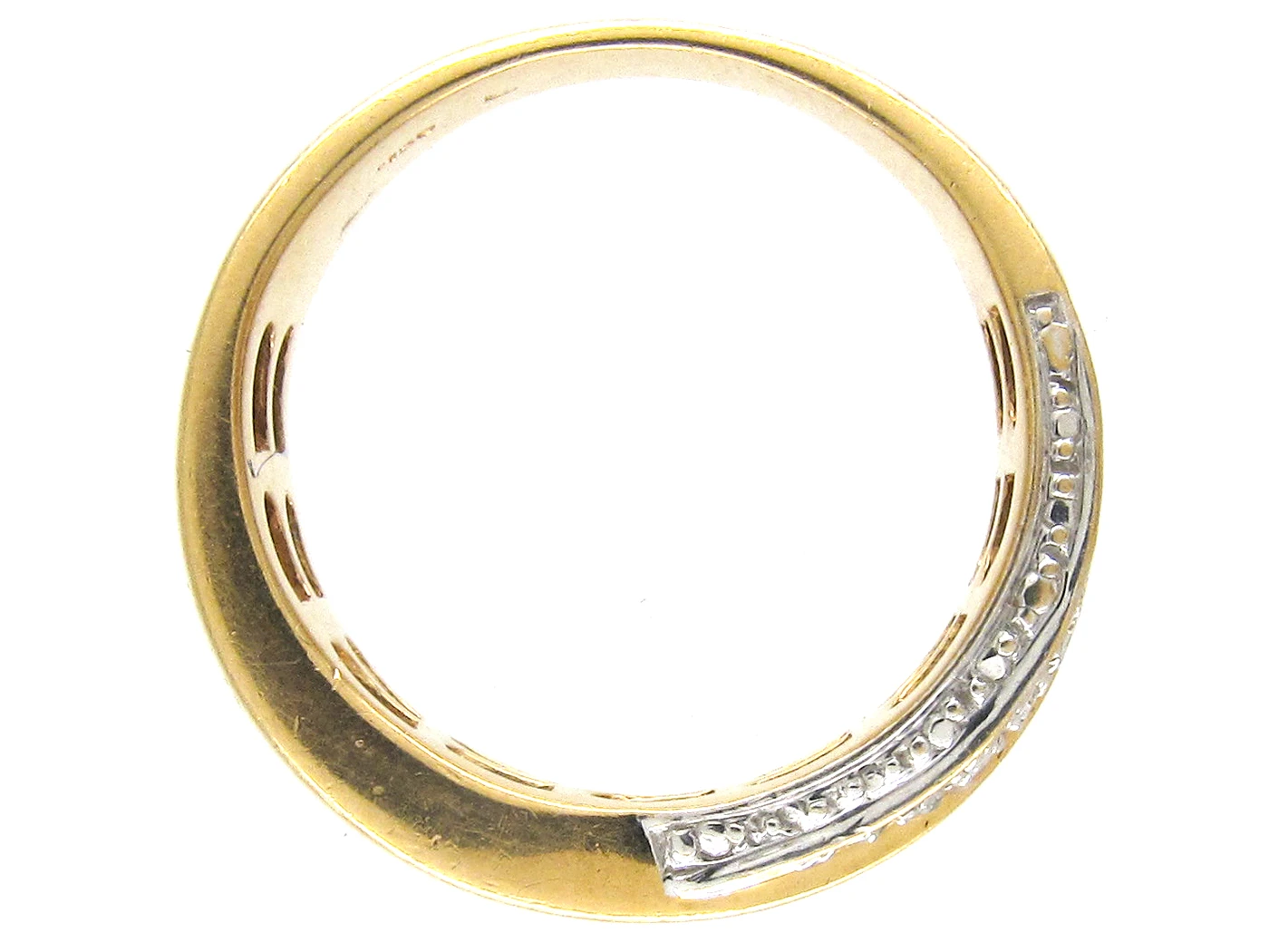 18ct Gold & Diamond Twisted Band Ring By Balmain 7 18ct Gold & Diamond Twisted Band Ring By Balmain - Image 5