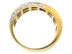 18ct Gold & Diamond Twisted Band Ring By Balmain 14 18ct Gold & Diamond Twisted Band Ring By Balmain -Antique Jewellery Company IMG 6092