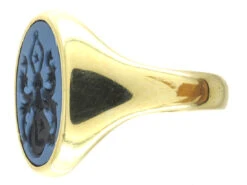 14ct Gold Sardonyx Intaglio Signet Ring 11 14ct Gold Sardonyx Intaglio Signet Ring -Antique Jewellery Company IMG 6584