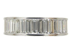 Eternity Ring Set With Large Baguette Diamonds