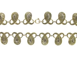 Art Deco Silver Gilt & Marcasite Necklace By Theodor Farhner 8 Art Deco Silver Gilt & Marcasite Necklace By Theodor Farhner -Antique Jewellery Company IMG 6732