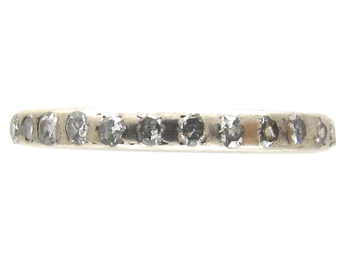 Diamond Set Eternity Ring 3 Diamond Set Eternity Ring