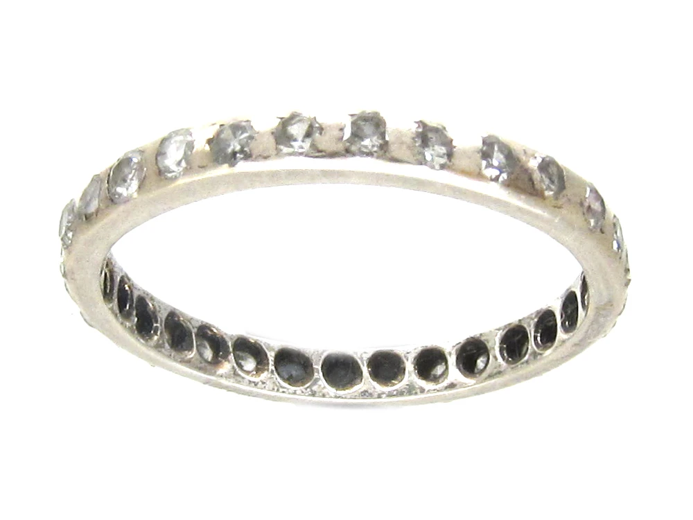 Diamond Set Eternity Ring 7 Diamond Set Eternity Ring - Image 5