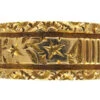 Victorian 18ct Gold Wide Vine Leaf Design Wedding Ring 1 Victorian 18ct Gold Wide Vine Leaf Design Wedding Ring -Antique Jewellery Company IMG 7021