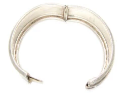 Victorian Silver Interwoven Design Bangle -Antique Jewellery Company IMG 7456