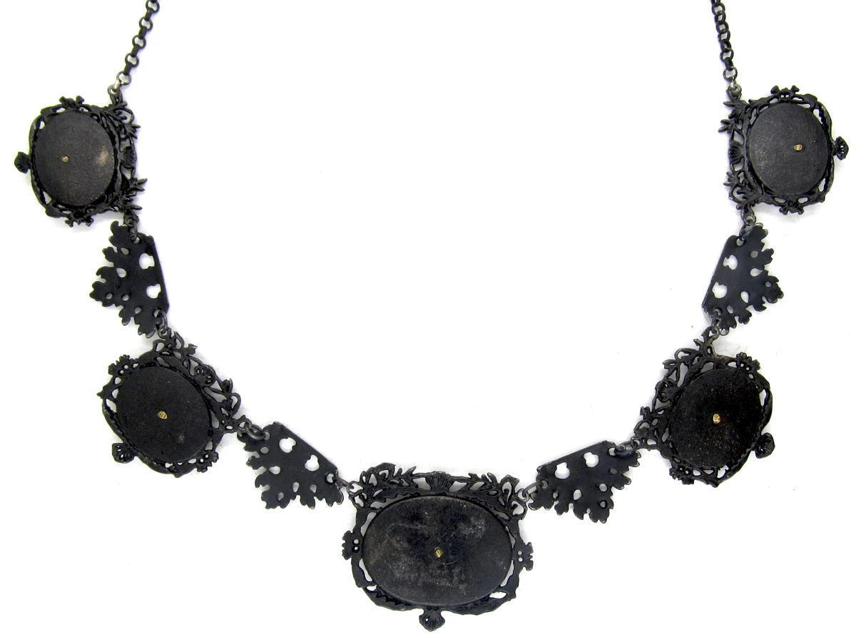 Berlin Iron Neo-Classical Necklace 5 Berlin Iron Neo-Classical Necklace - Image 3
