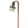 Edwardian Natural Pearl & Rose Diamond Acorn Stickpin