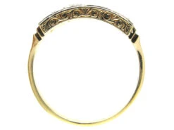 Art Deco Diamond Four Stone Ring 14 Art Deco Diamond Four Stone Ring -Antique Jewellery Company IMG 8196