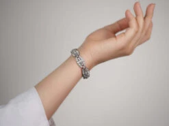 Art Deco Diamond & Platinum Bracelet By Mcteigue & Co 10 Art Deco Diamond & Platinum Bracelet By Mcteigue & Co -Antique Jewellery Company NSF03336