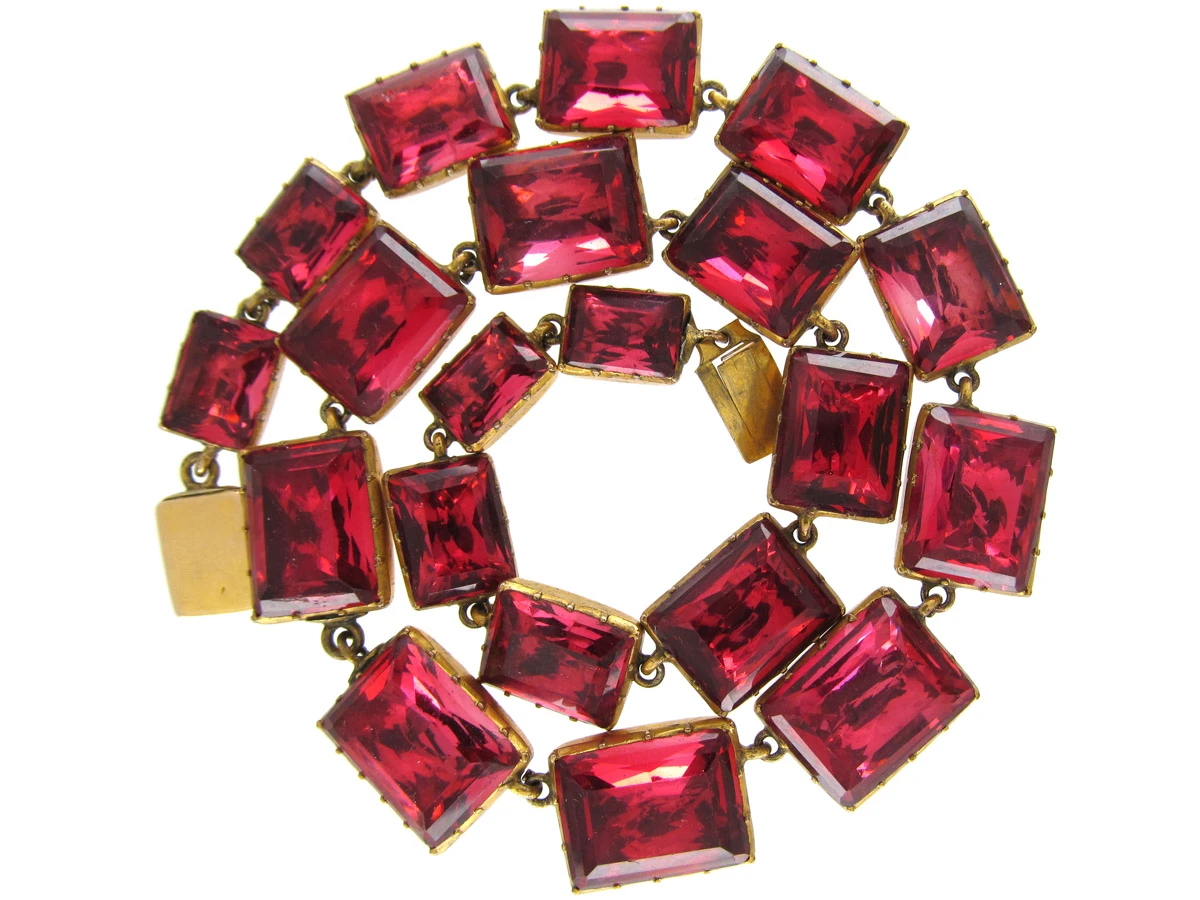 Georgian Pink Paste Collar 3 Georgian Pink Paste Collar