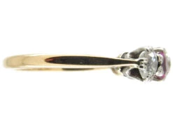 Art Deco Diamond & Ruby Five Stone Ring 9 Art Deco Diamond & Ruby Five Stone Ring -Antique Jewellery Company Ruby and Diamond five stone ring 5