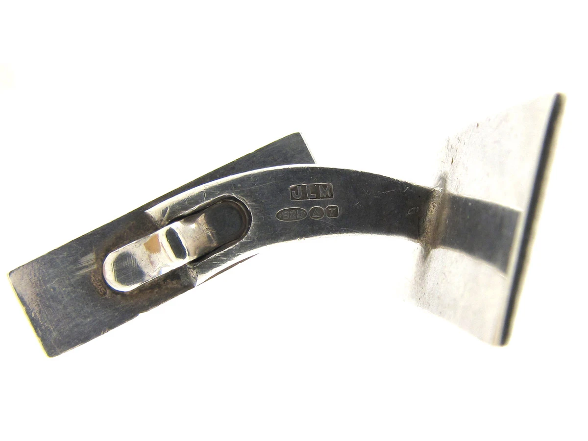 Silver Norwegian Cufflinks By Toni Wigeland 4 Silver Norwegian Cufflinks By Toni Wigeland - Image 2