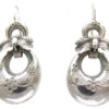 Victorian Silver Acorn Earrings 1 Victorian Silver Acorn Earrings -Antique Jewellery Company Siver Hoop acorn earrings 2