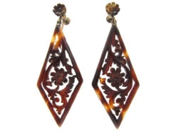 Victorian Tortoiseshell Earrings