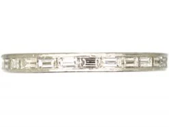 18ct White Gold Baguette Diamond Eternity Ring