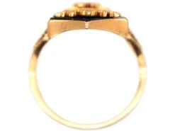 19th Century 18ct Gold & Onyx Ring With Coronet & Two Keys -Antique Jewellery Company a286ffc3 dsc00479 scaled 1