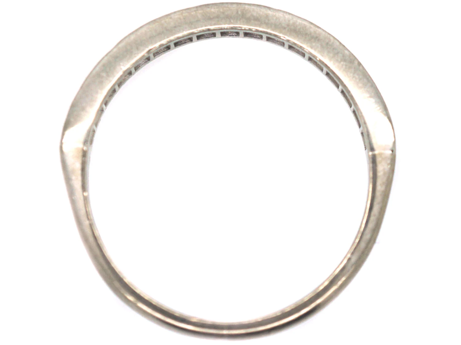 18ct White Gold Tramline Set Diamond Eternity Ring 6 18ct White Gold Tramline Set Diamond Eternity Ring - Image 4