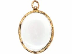 Edwardian 9ct Gold Glazed Open Locket 7 Edwardian 9ct Gold Glazed Open Locket -Antique Jewellery Company a6638d8e dsc00153 scaled 1
