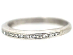 18ct White Gold Tramline Set Diamond Eternity Ring 17 18ct White Gold Tramline Set Diamond Eternity Ring -Antique Jewellery Company a90d8a6c dsc07881 scaled 1