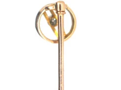 Art Deco 15ct Gold And Platinum Diamond Circle Tie Pin 9 Art Deco 15ct Gold And Platinum Diamond Circle Tie Pin -Antique Jewellery Company a9b09e4e dsc09698 scaled 1