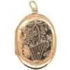 Edwardian 9ct Gold Oval Locket With Flower Basket Motif -Antique Jewellery Company ab52aa49 dsc04819 scaled 1