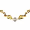Early 20th Century Art Nouveau 14ct Gold & Platinum Articulated Flower Necklace Set With Diamonds -Antique Jewellery Company acfe54d1 dsc09005 scaled 1