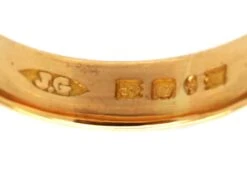 22ct Gold Wedding Ring Made In 1922 -Antique Jewellery Company addd9bba dsc02381 scaled 1